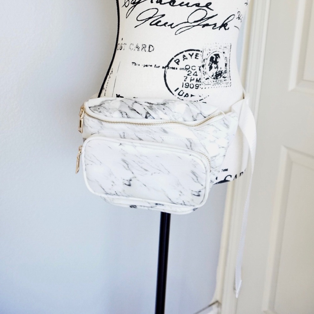 Marble fanny pack